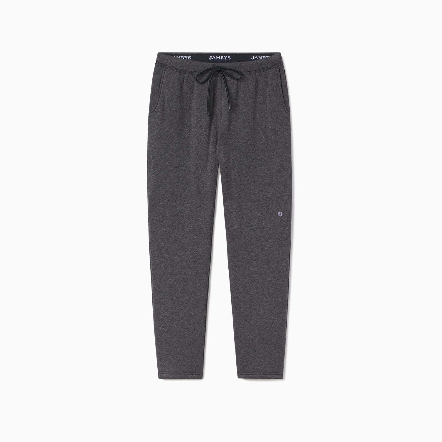 Insulated Double-Fleece Quilted Pants | Charcoal Heather