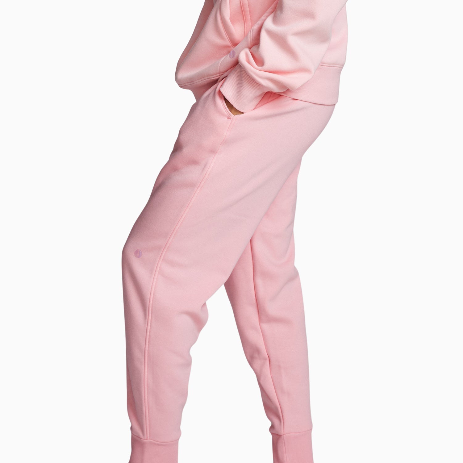 Chilluxe Brushed Fleece Joggers | Flamingo