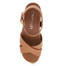 Chabella Sandal Dress Platform | Tan Leather