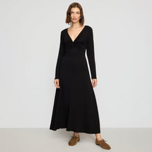 Chloe Reversible A-Line Jersey Dress | Black