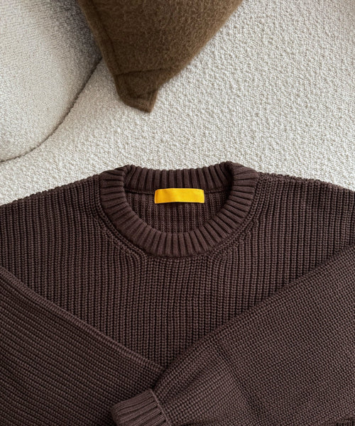The Chunky Knit | Bordeaux