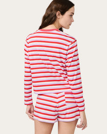 Womens | Cleo Tee | Poppy Stripe