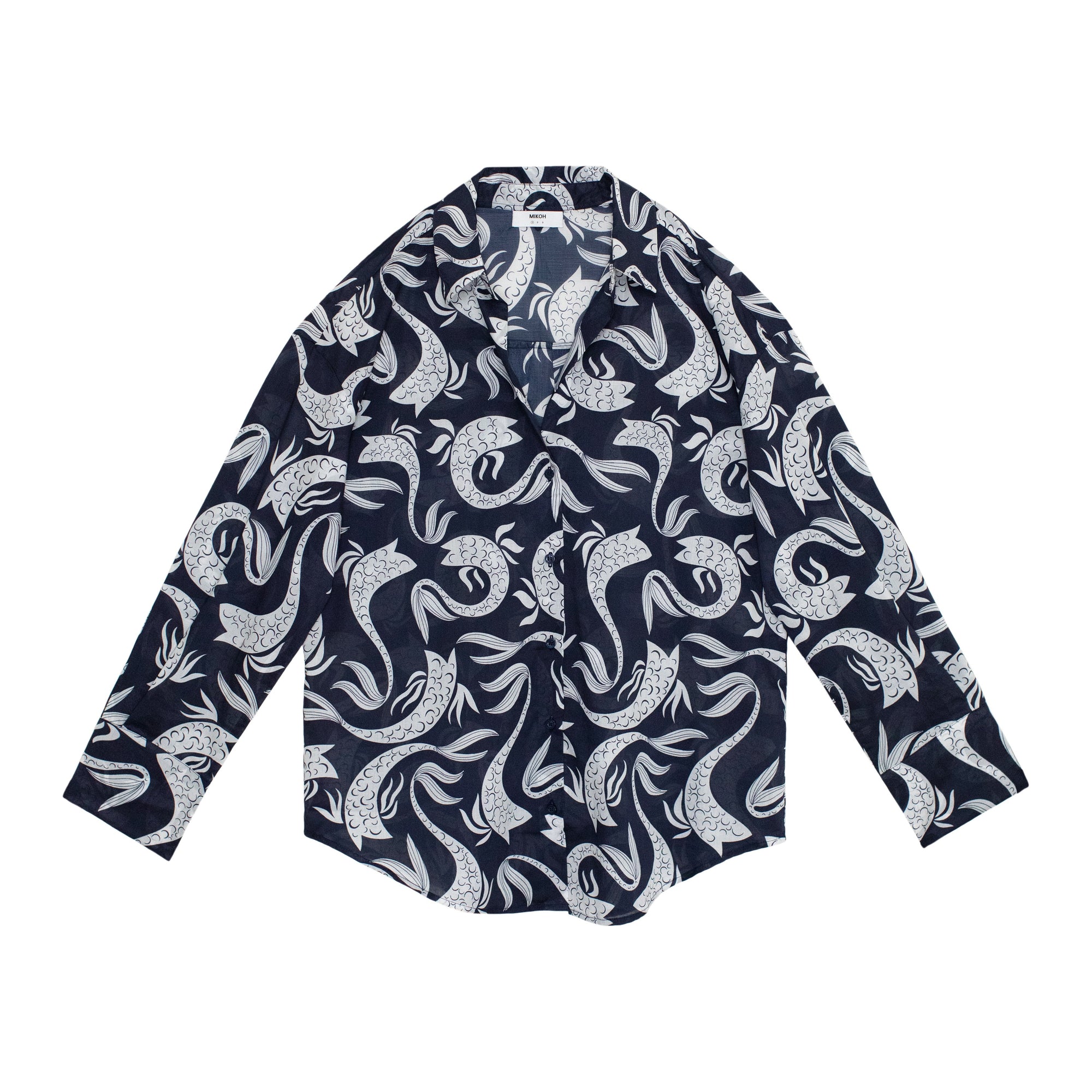 Cora Shirt | Serpentine Blue
