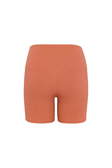 Midi Bike Short | Coral Rib