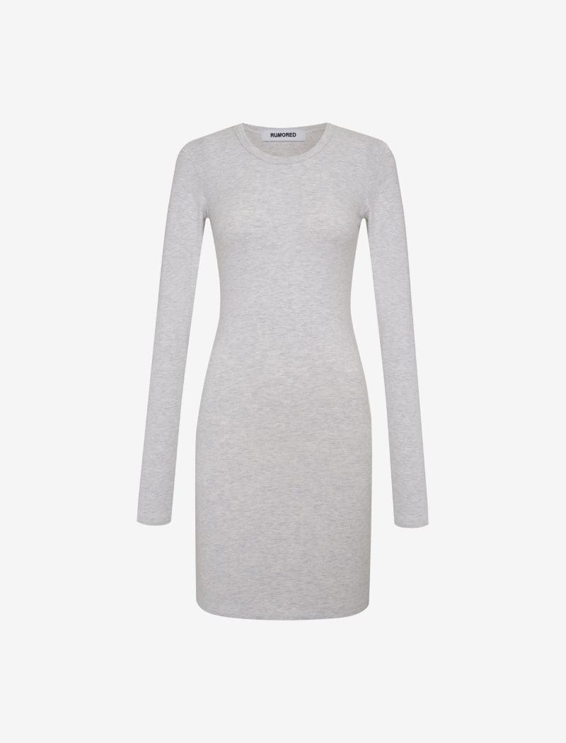 Crewneck Mini Dress | Carrara - Mini Dress