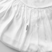 Bamboo Crib Mattress Protector | White