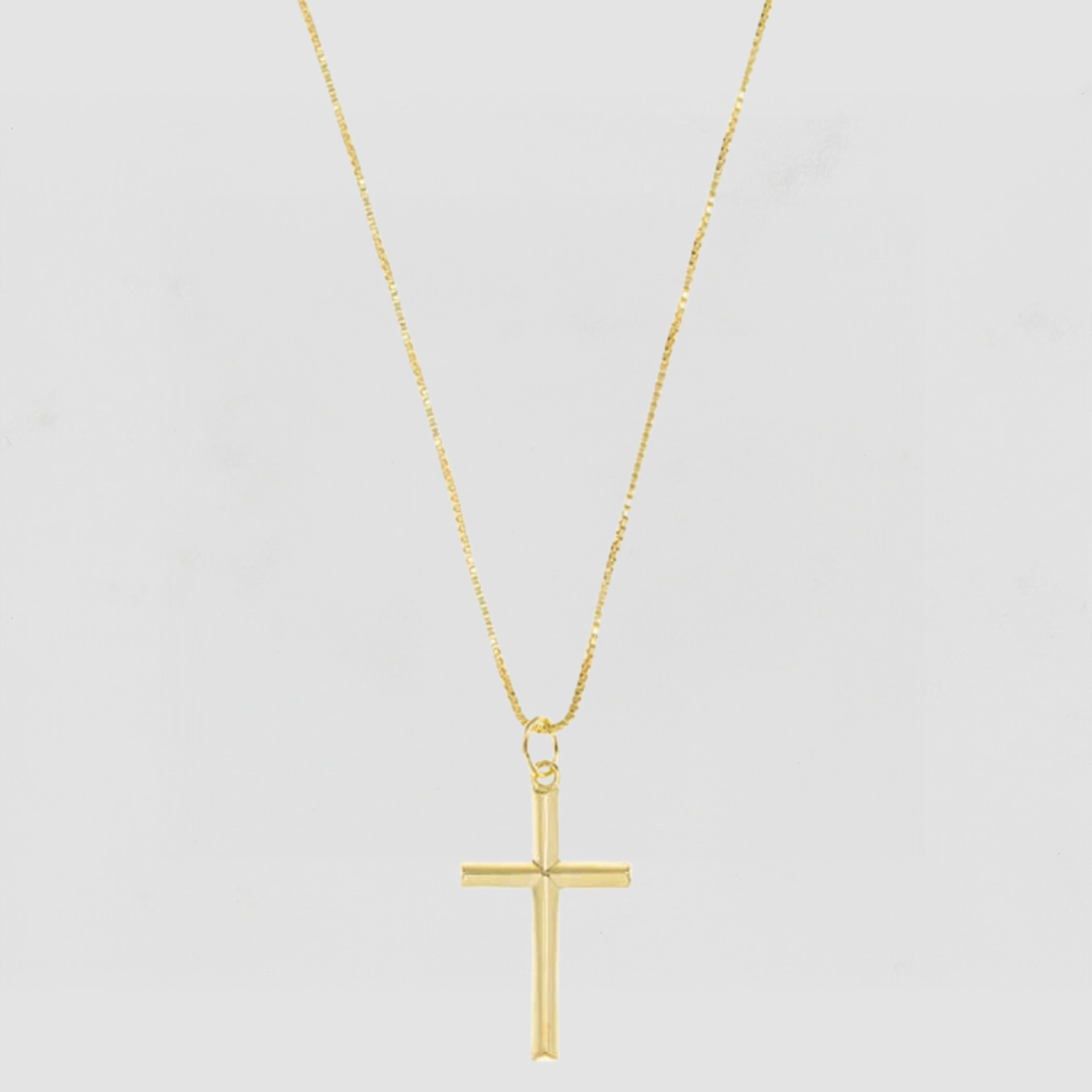 The Cross Pendant Necklace | Gold