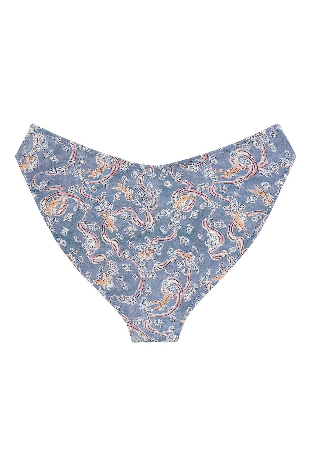 Added Coverage Lulu Zig Zag Stitch Bikini Bottom | Cupid