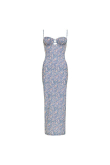 Petal Long Slip Dress | Cupid