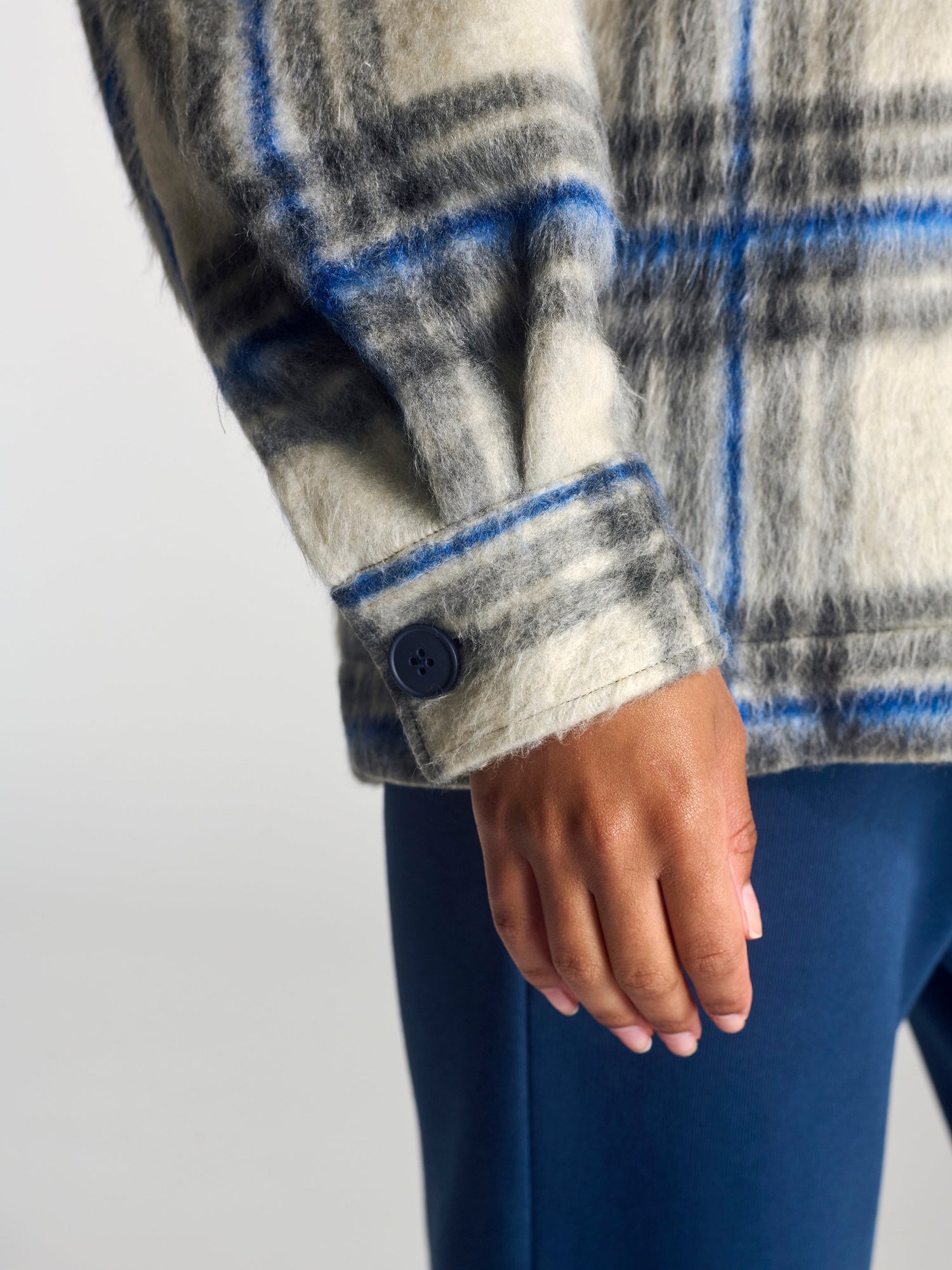 Womens | Overshirt | Grey Checked