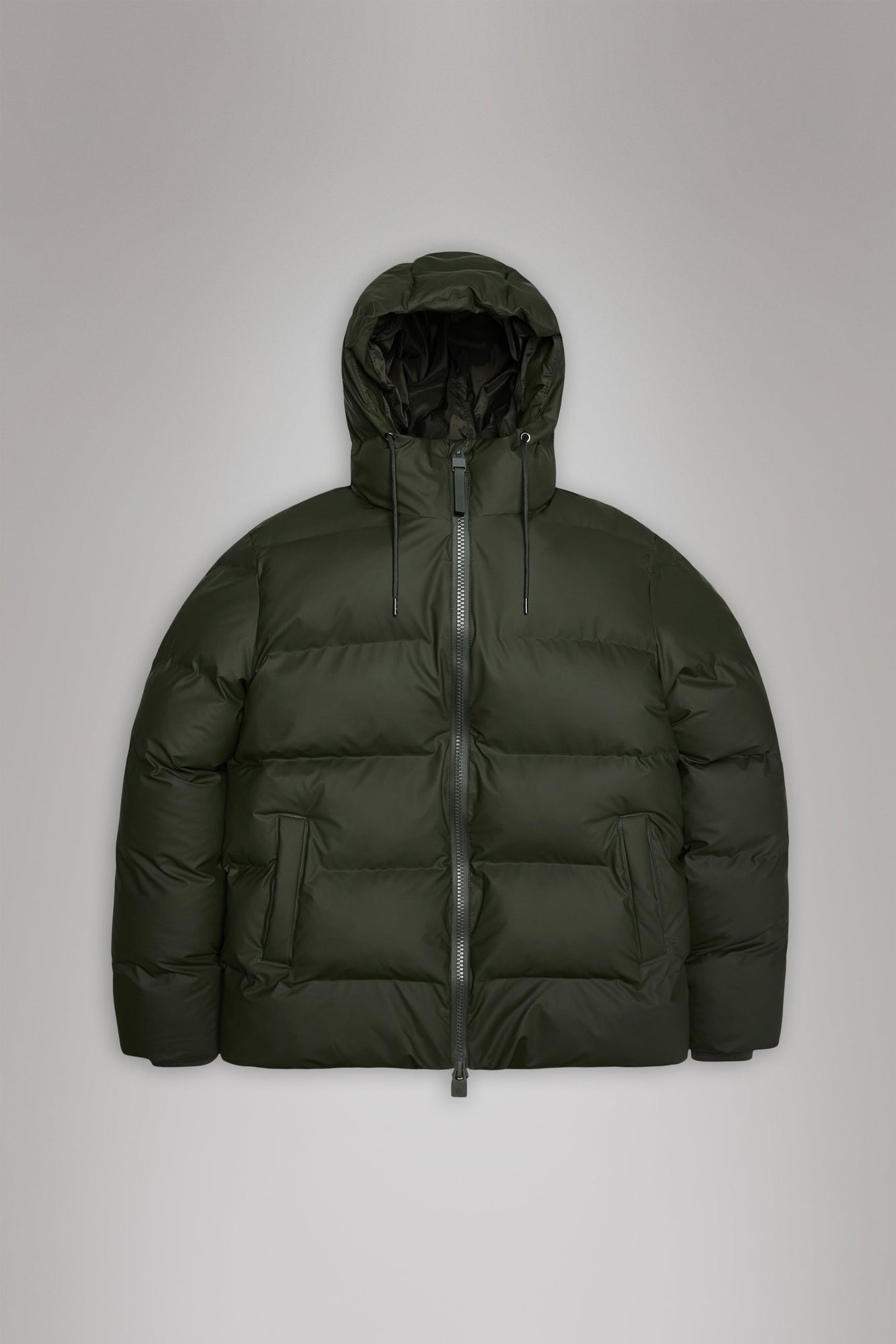 Rains Alta Puffer Jacket Green Jacket