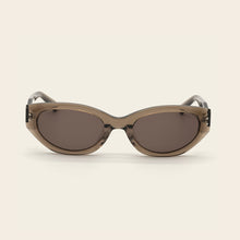 Unisex | Michele Petite Cat-Eye Italian Acetate Sunglasses | Translucent Vetiver