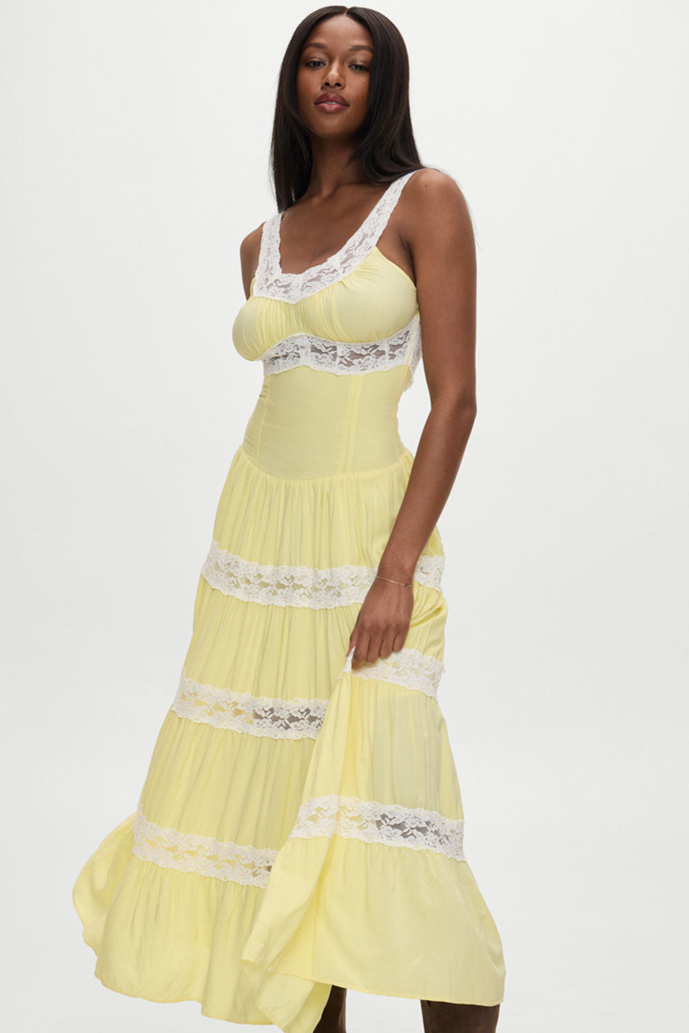 Dakota Rayon Maxi Dress Sunflower