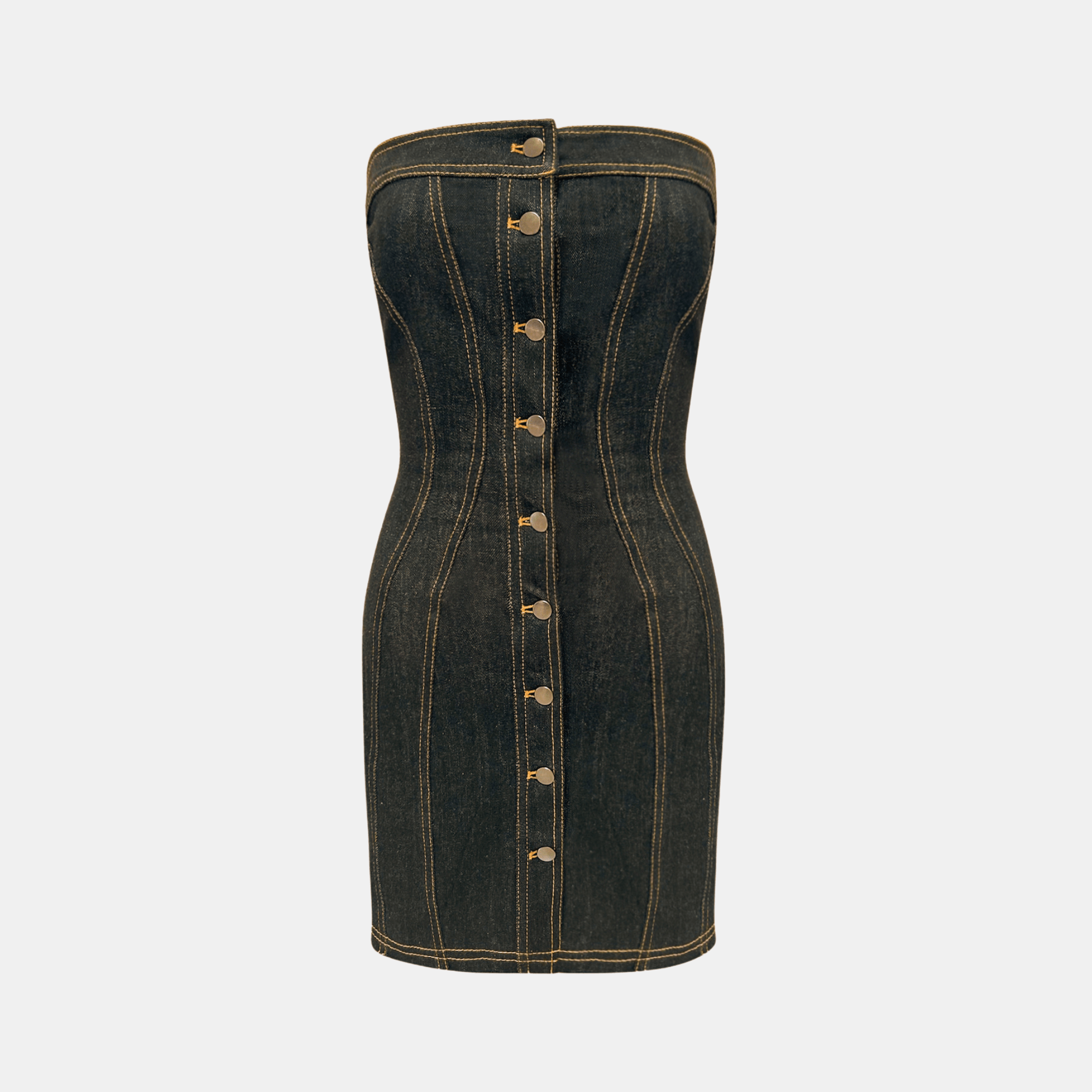 dana denim maxi dress Dana Denim Maxi Dress