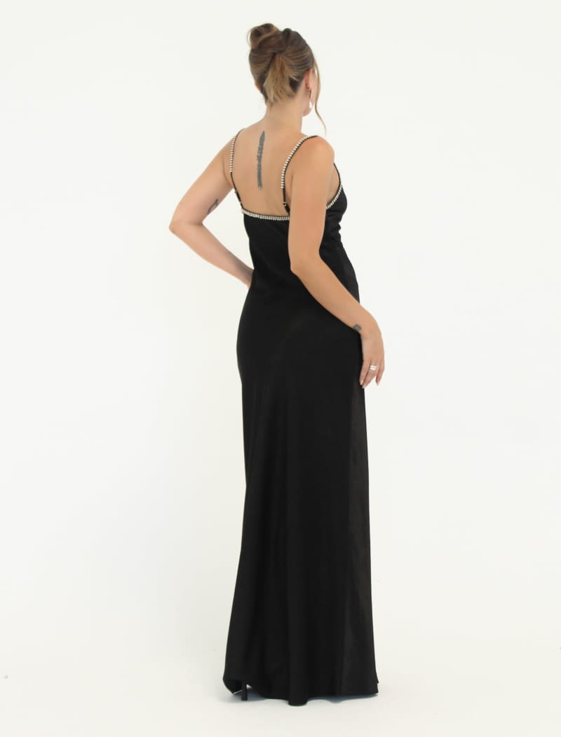 Diamond Maxi Dress | Black - Maxi Dress