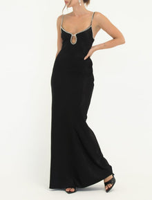 Diamond Maxi Dress | Black - Maxi Dress