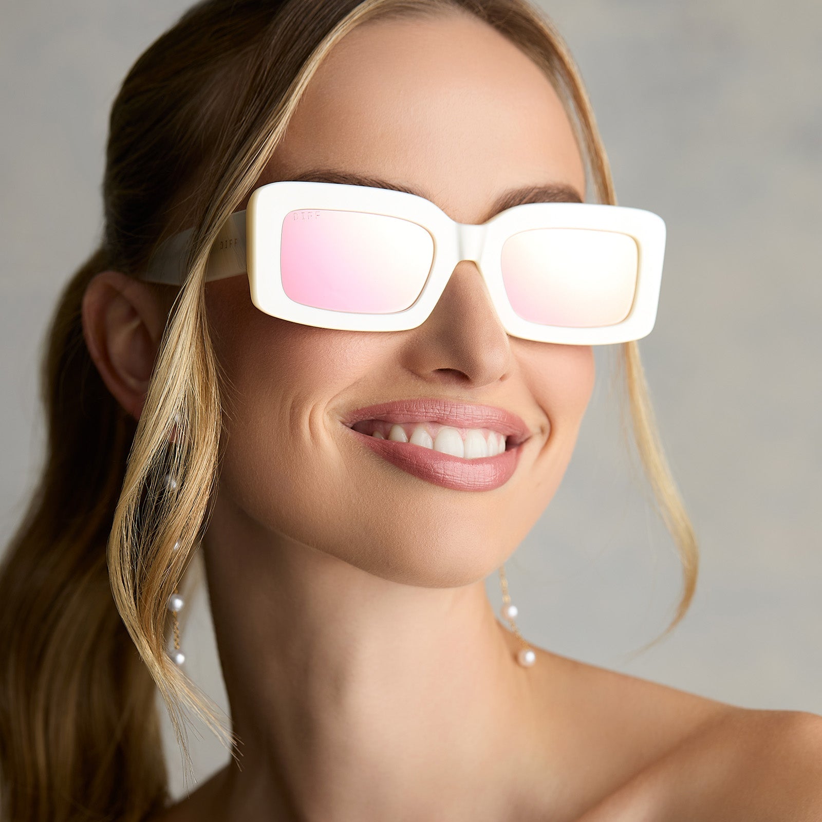 Womens | Indy Sunglasses | Opaline | Taupe Lenses
