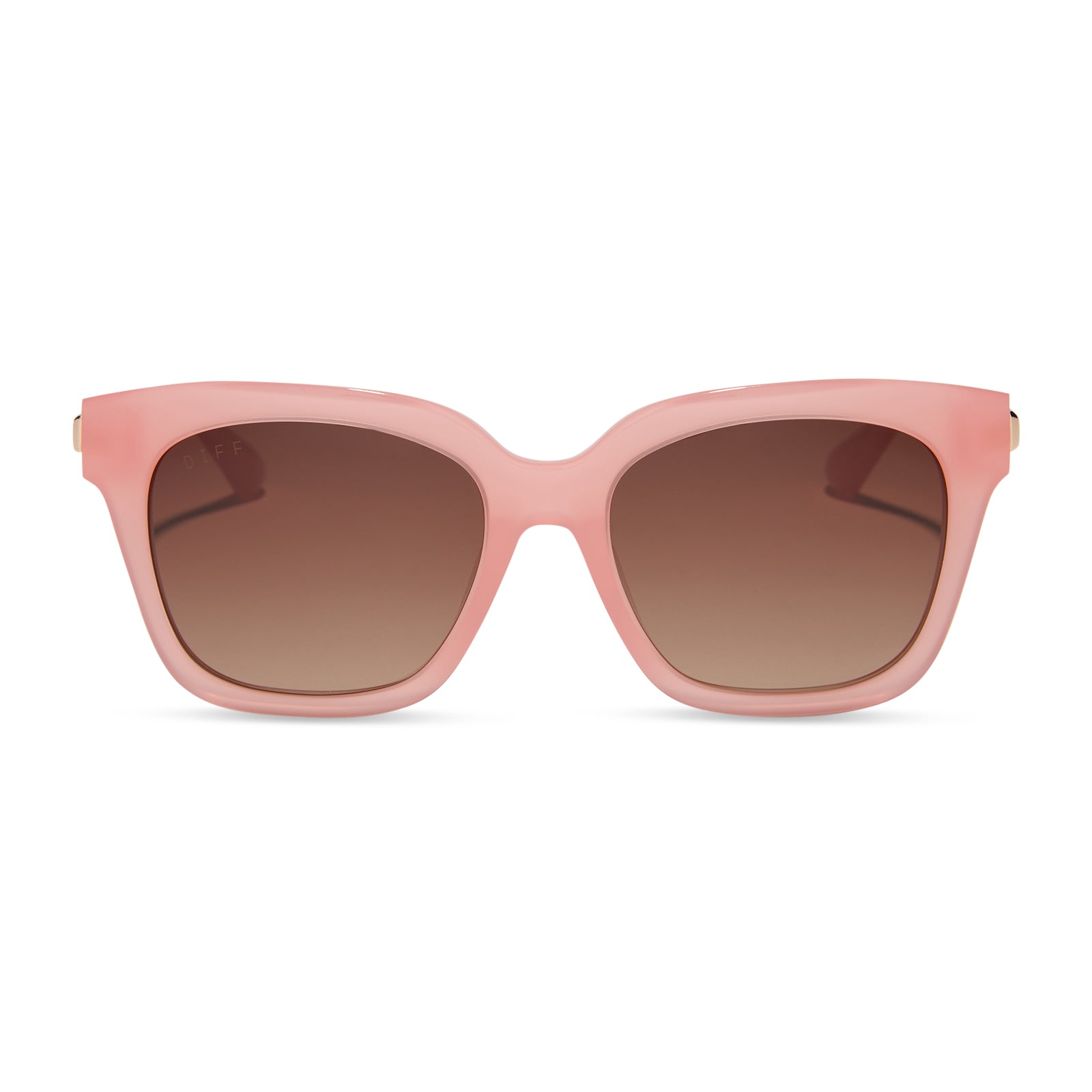 Womens | Bella XS Sunglasses | Peach | Brown Polarized Lenses
