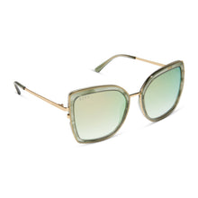 Womens | Clarisse Sunglasses | Gold | Cool Matcha Lenses