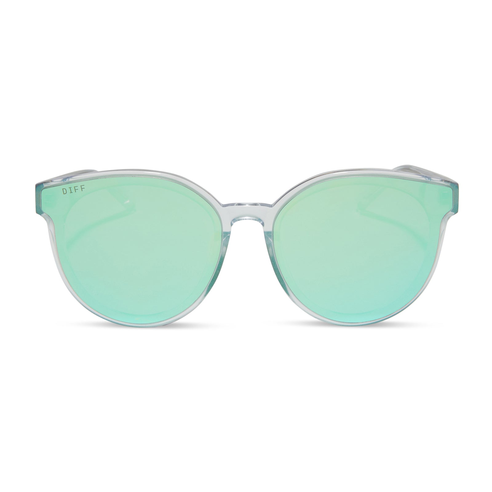 Womens | Gemma Sunglasses | Opalescent Turquoise | Turquoise Ice Lenses
