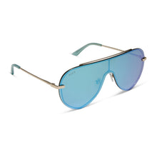 Womens | Imani Sunglasses | Gold | Aquatic Awe Lenses