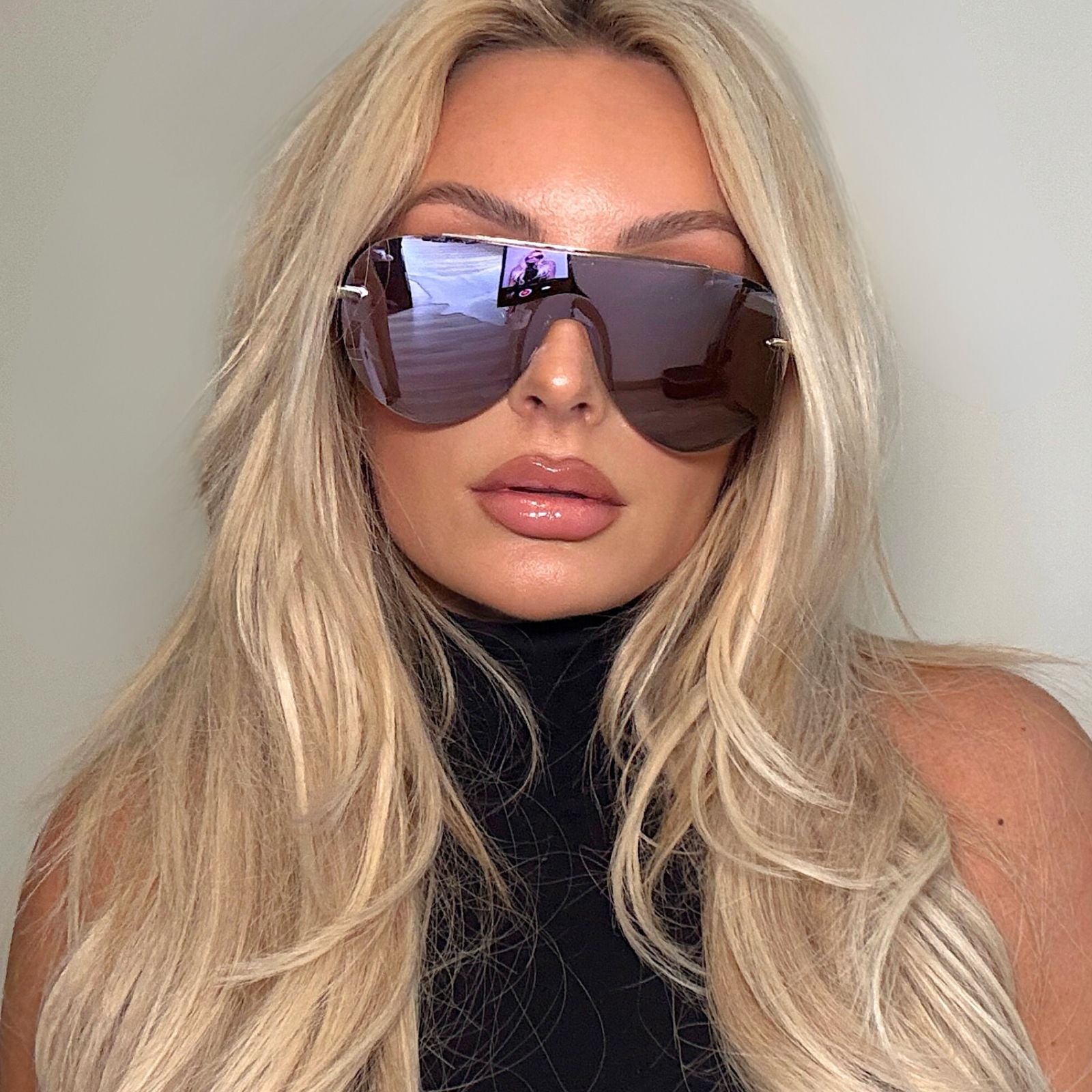 Unisex | Imani Sunglasses | Gold | Cherry Blossom Lenses