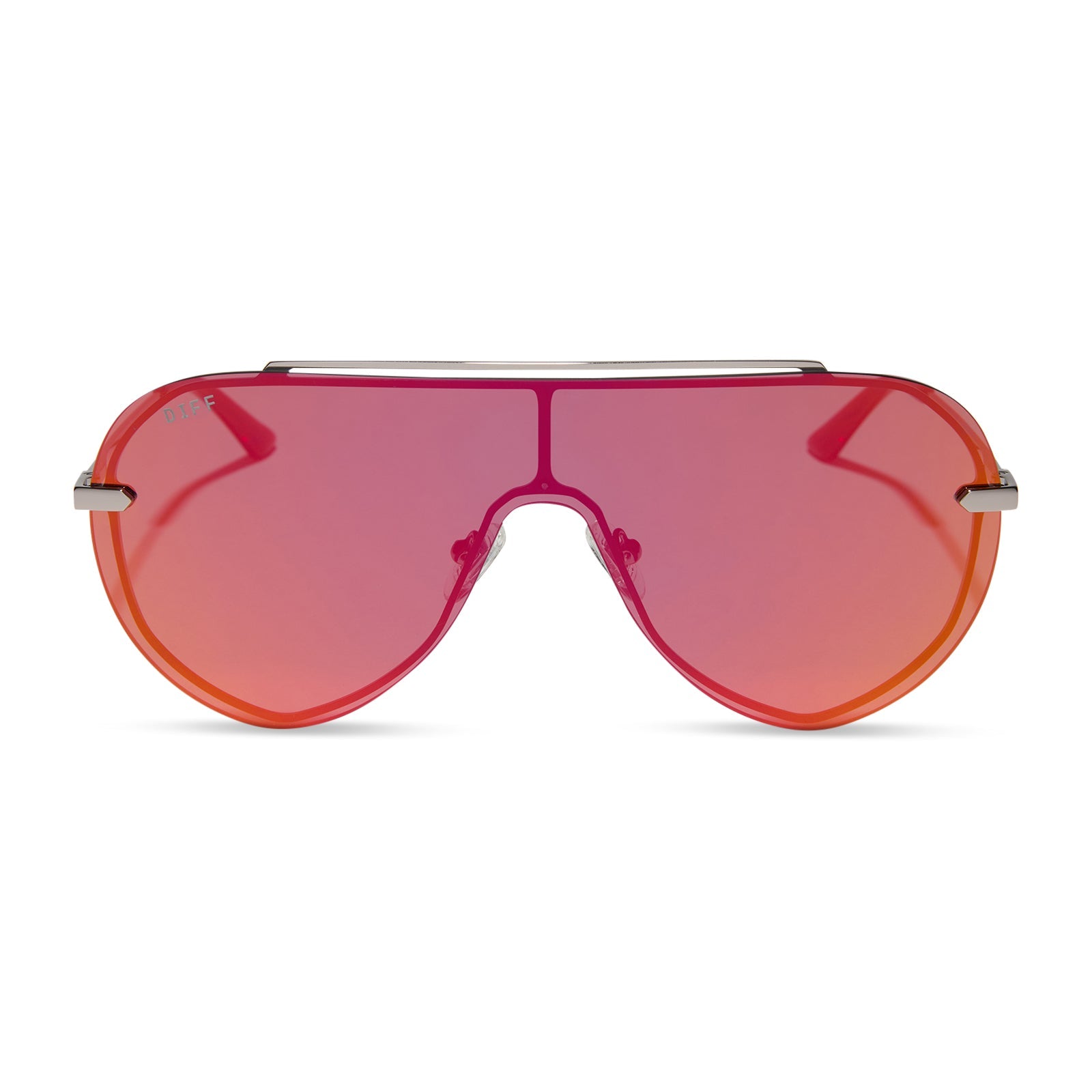 Womens | Imani Sunglasses | Gunmetal | Red Hot Summer Lenses
