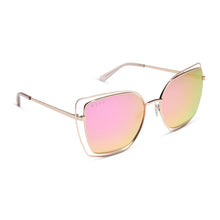 Womens | Jacqueline Sunglasses | Champagne | Pink Lenses