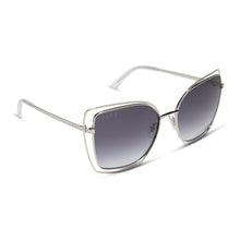 Womens | Jacqueline Sunglasses | Silver | Grey Gradient Lenses