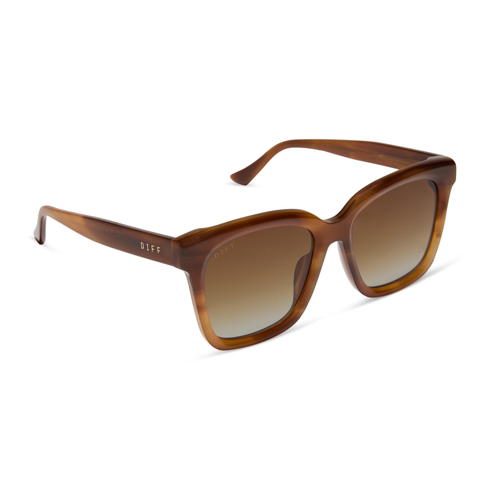 Womens | Meredith Sunglasses | Tawny Tortoise | Brown Gradient Polarized Lenses