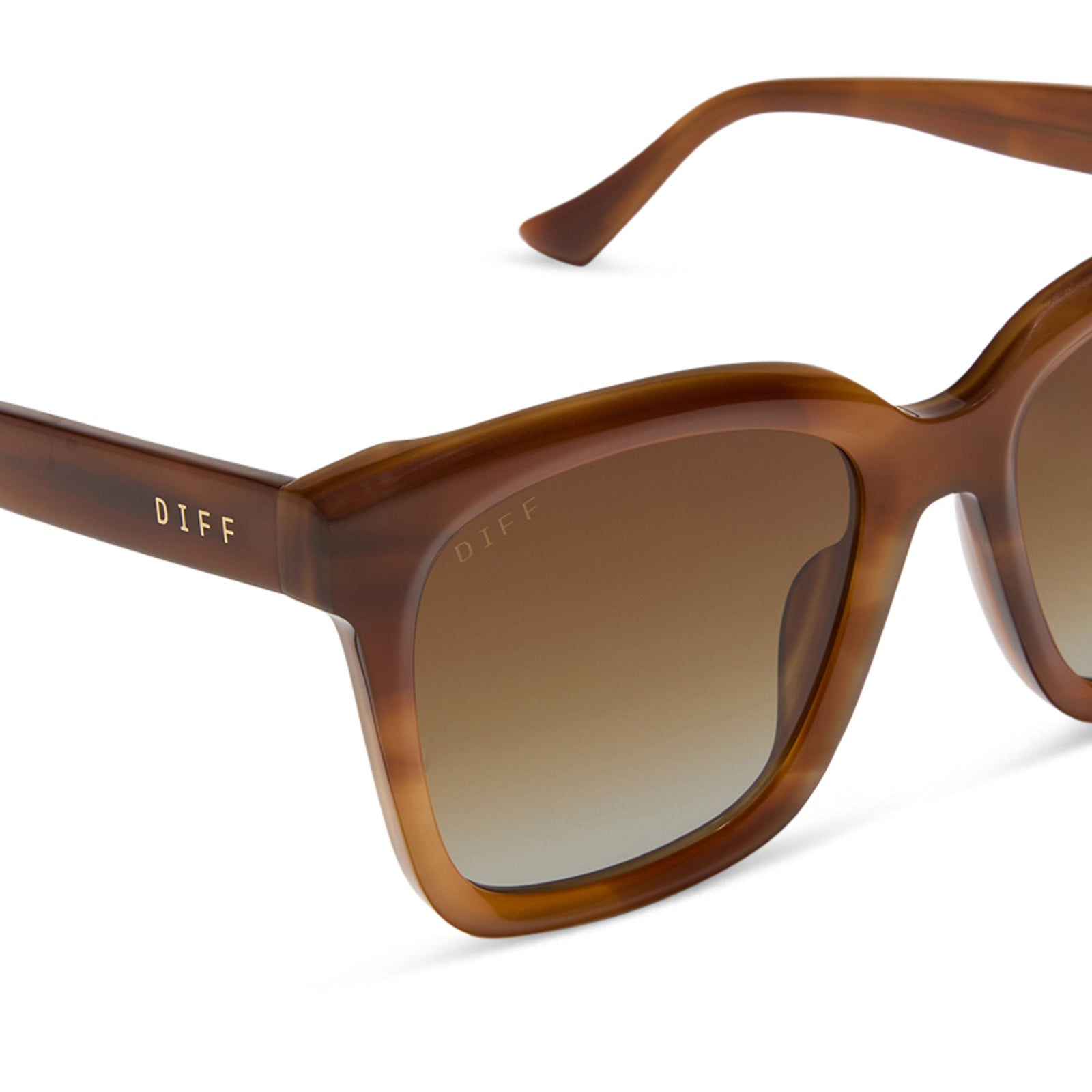 Womens | Meredith Sunglasses | Tawny Tortoise | Brown Gradient Polarized Lenses