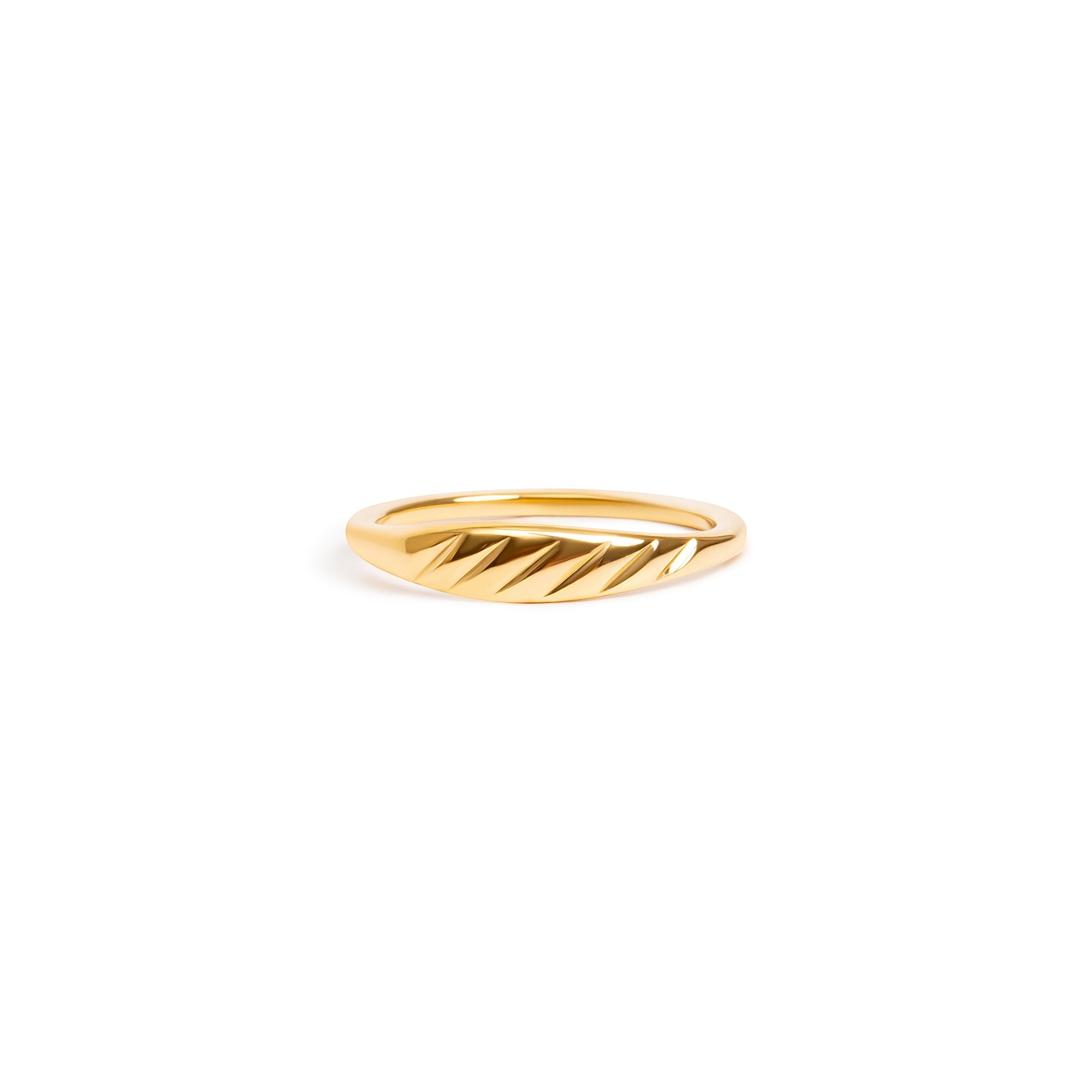The Thin Banded Ring | Gold
