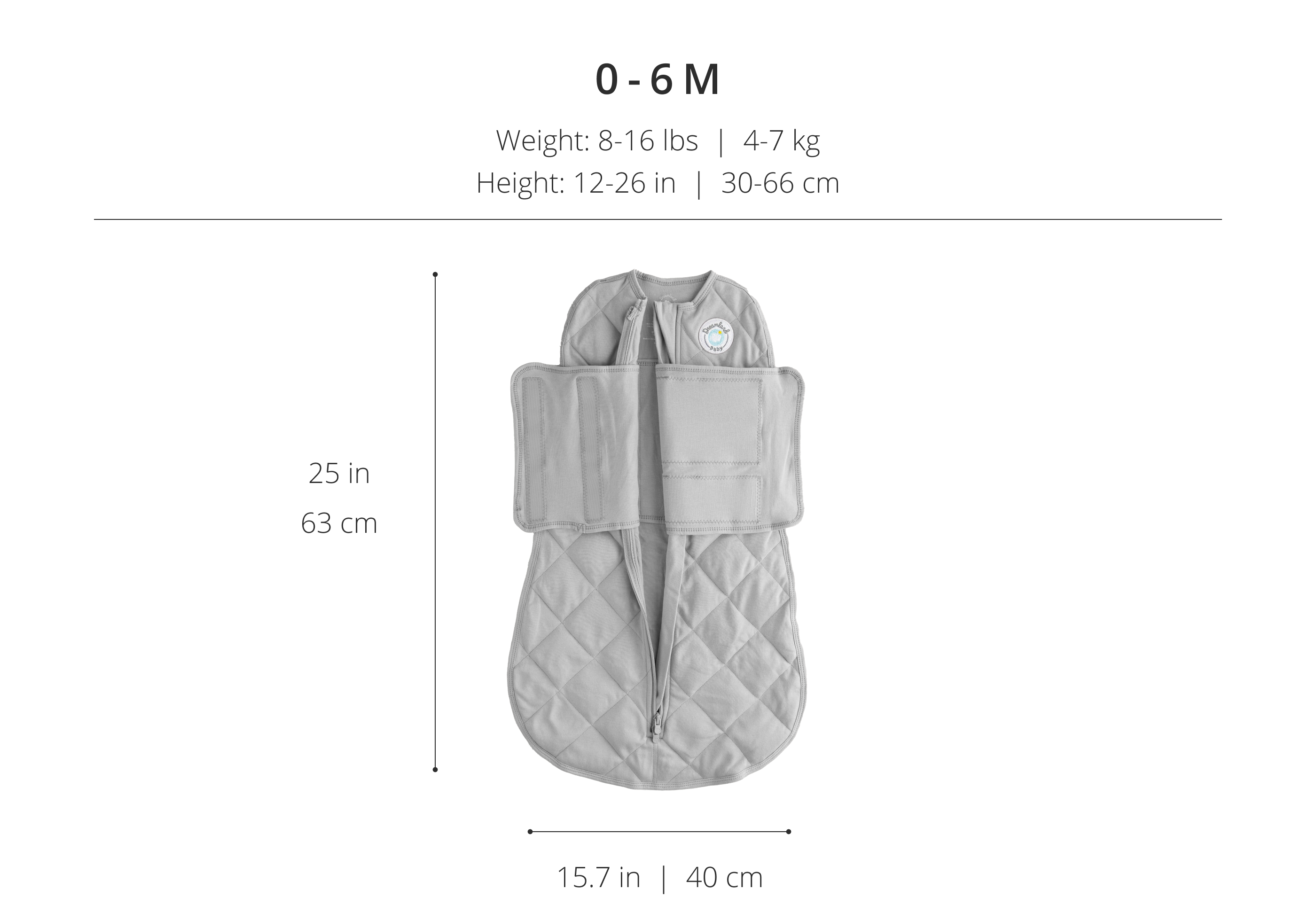 Dream Weighted Sleep Swaddle | Grey Star
