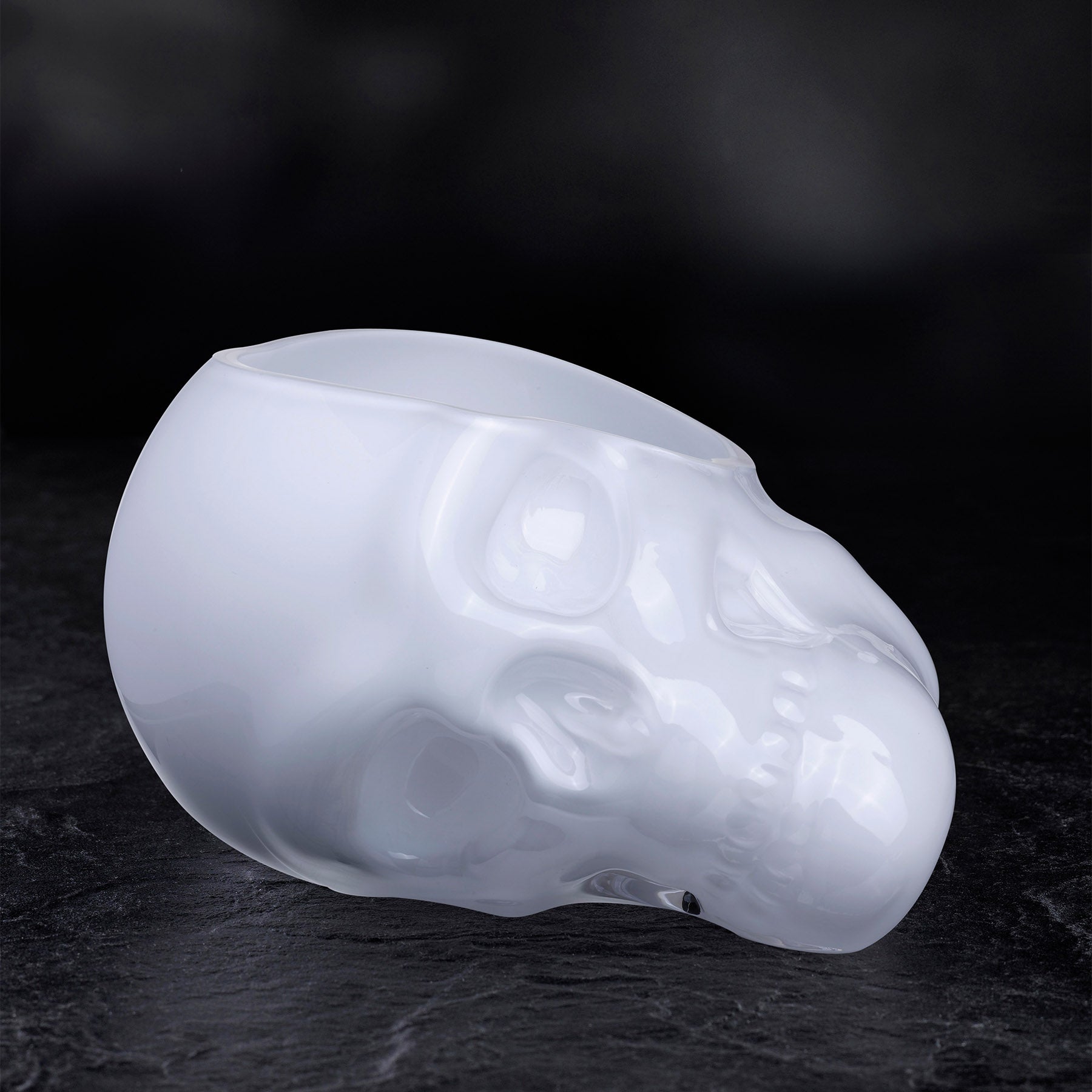 Memento Mori Skull Bowl - Small | White