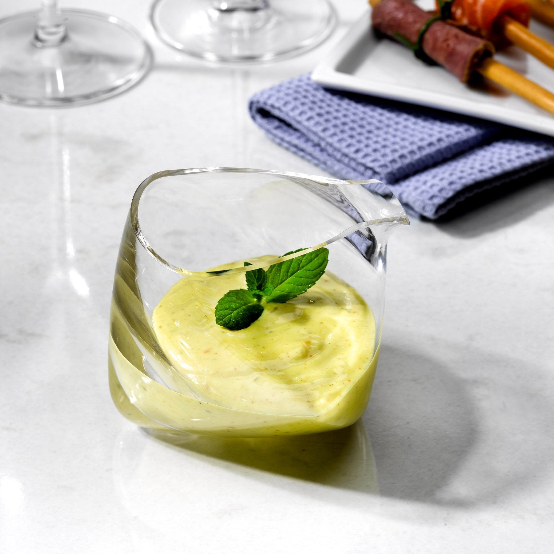 Olea Saucer | Clear Crystal