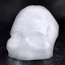 Memento Mori Faceted Skull - Large | Opal White