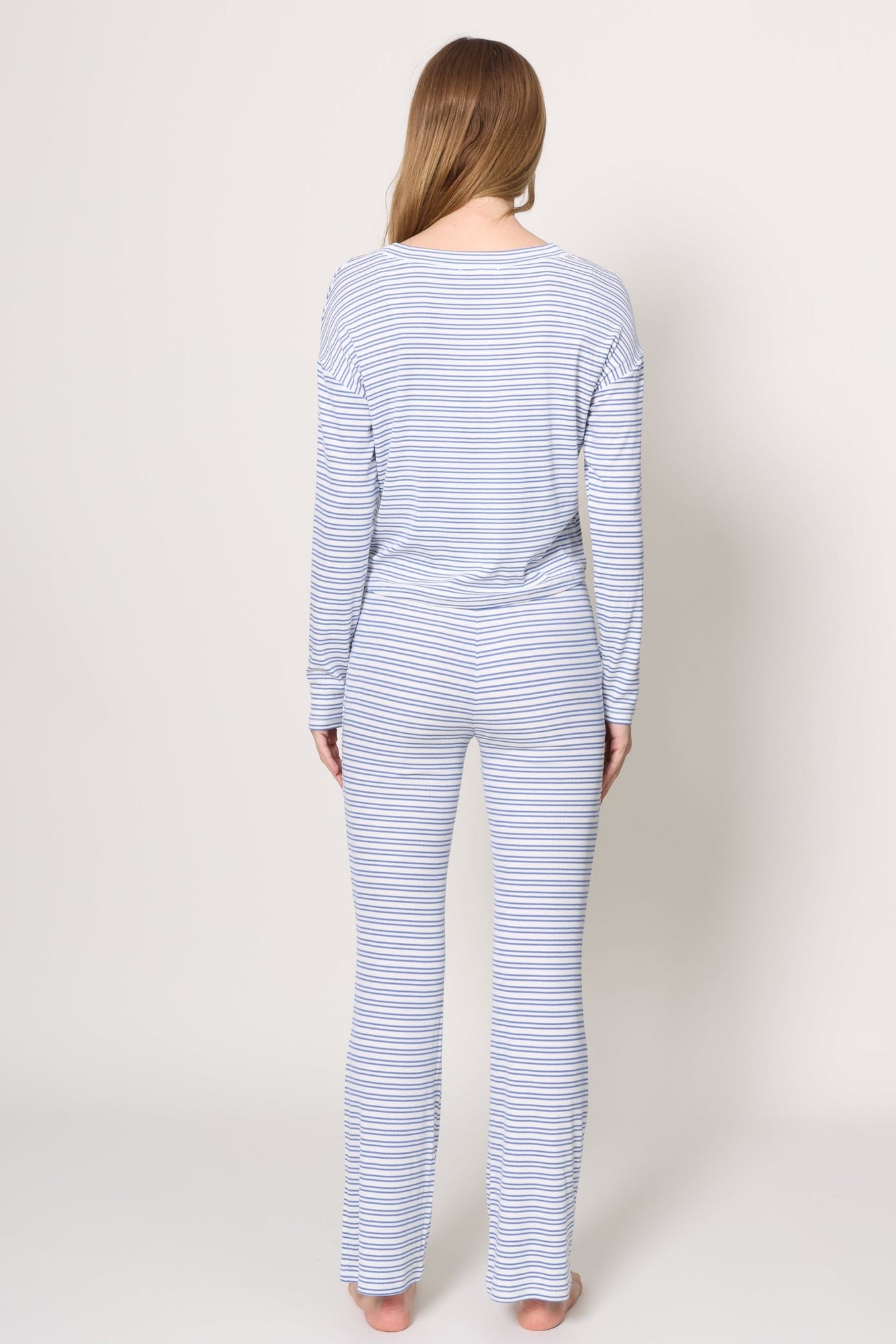 Z Supply Lounge | Mara Stripe Cardigan | Blue
