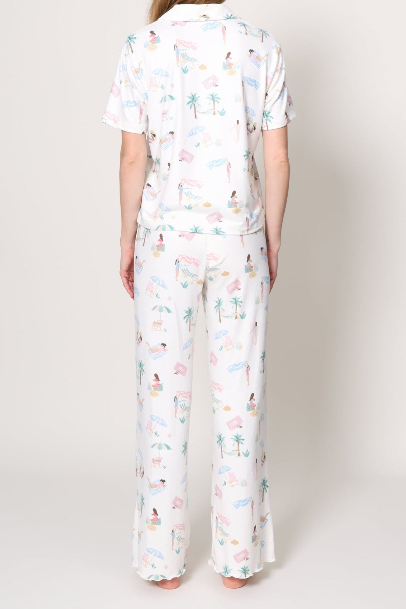 Z Supply Lounge | Beach Days PJ Top | White