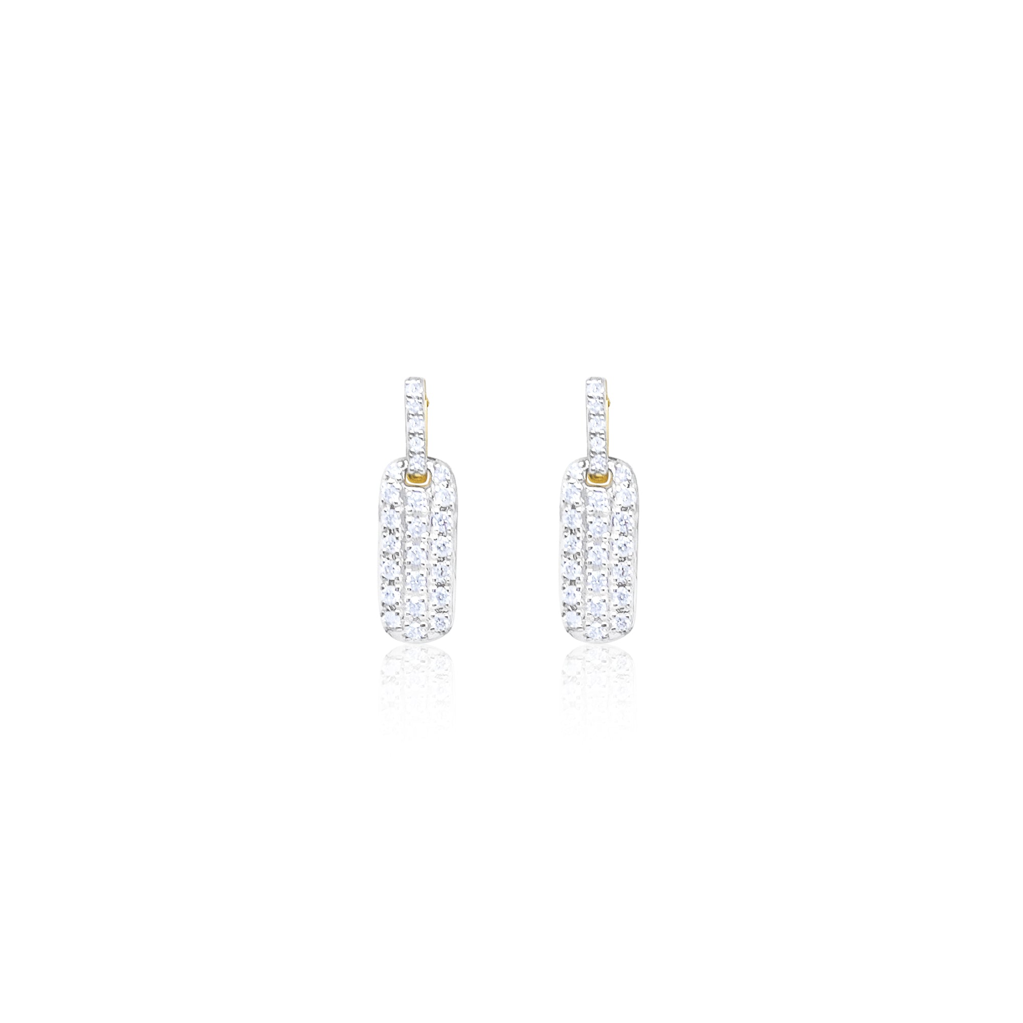 14Kt White Gold Diamond Earrings | White Gold