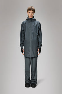 RAINS Long Storm Breaker Lagoon Jacket