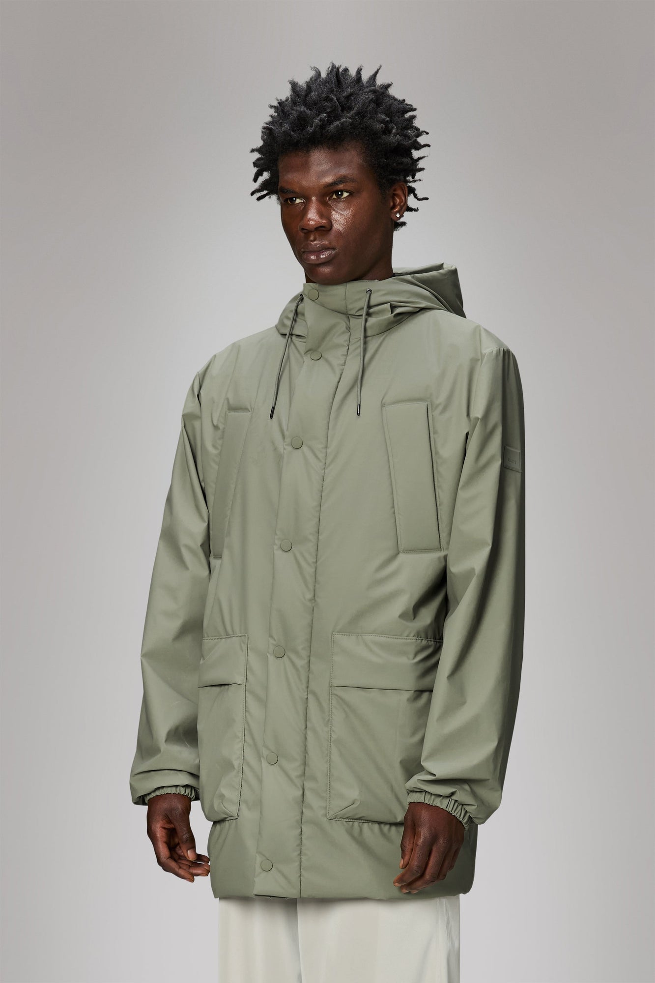 RAINS Lohja Long Insulated Cargo Jacket Drift Jacket