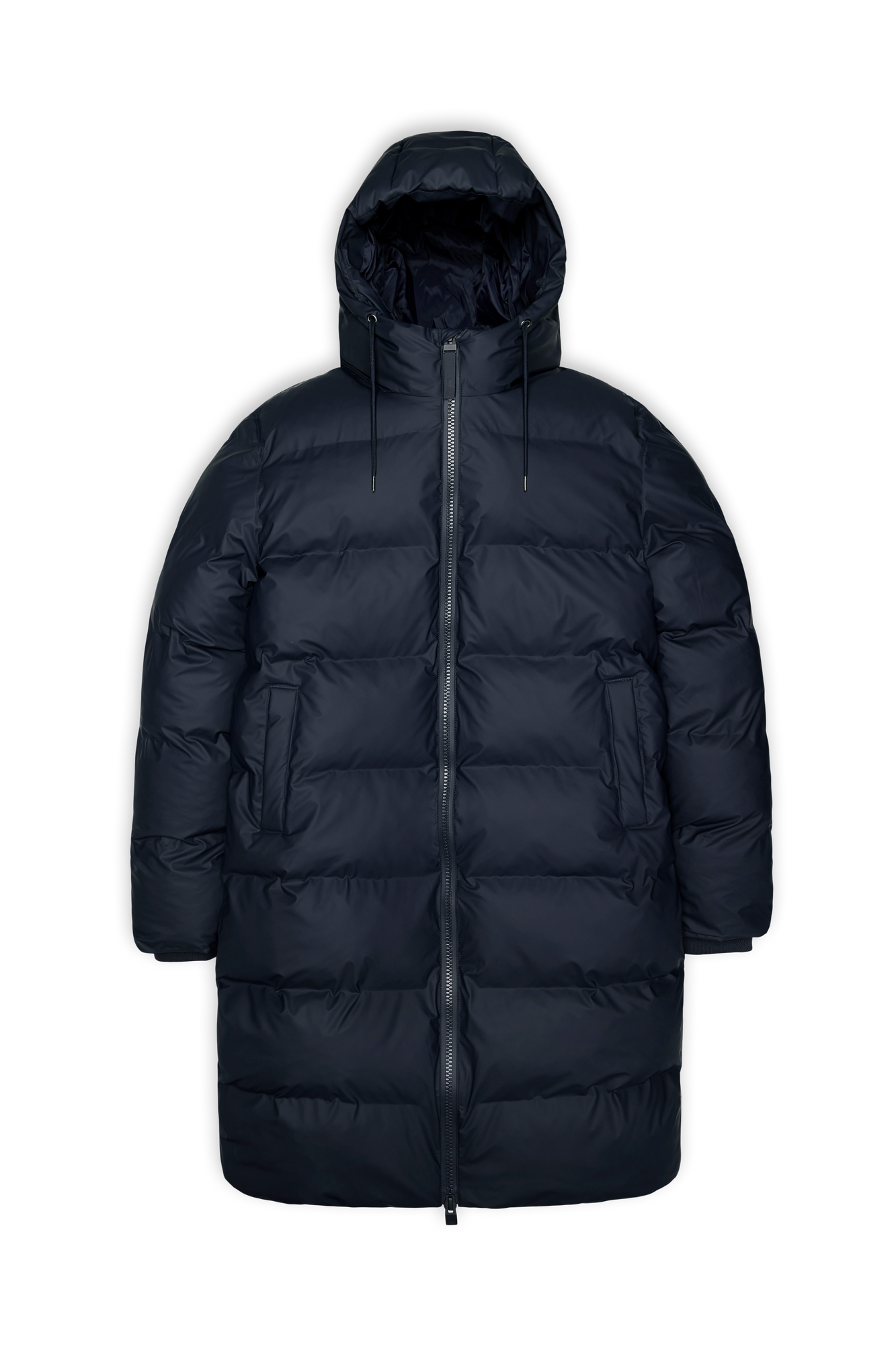 Rains Alta Longer Puffer Jacket Navy Jacket