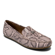 Drita Casual Loafer | Pale Pink Faux Snake Print