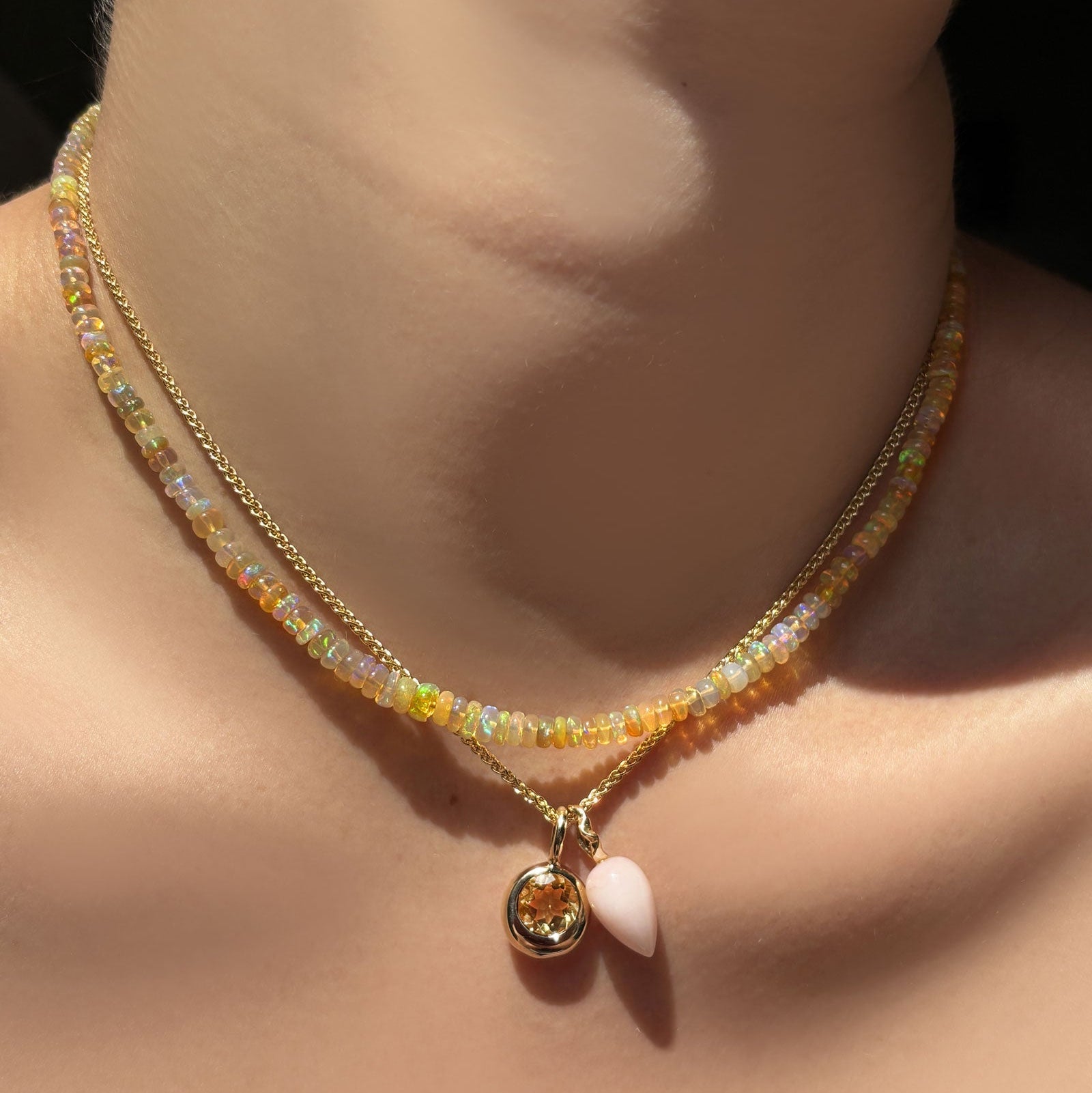 Eclipse Opal Necklace