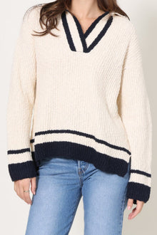 Z Supply | Hammond Polo Sweater | White