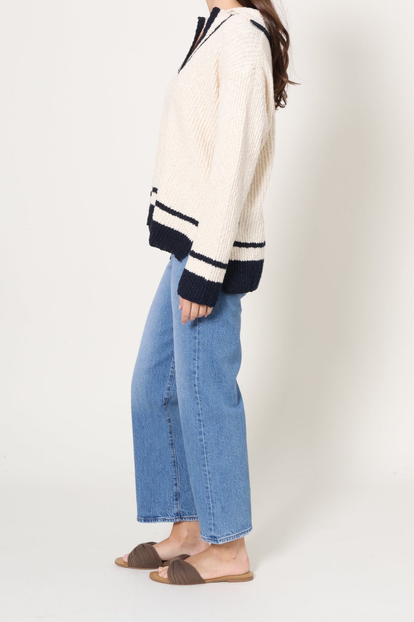 Z Supply | Hammond Polo Sweater | White
