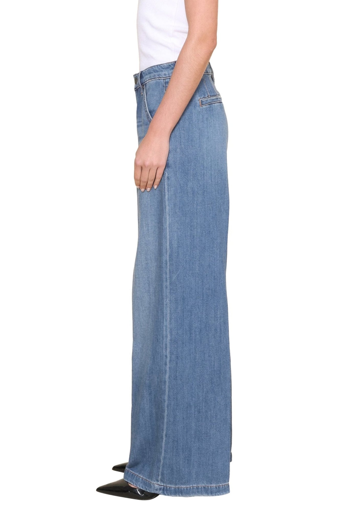 Hidden | The Med Nori Trouser Wide Leg | Blue