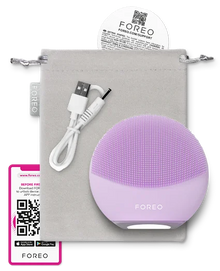 LUNA 4 mini Deep Cleansing Dual-Sided Facial Cleansing Massager | Lavender