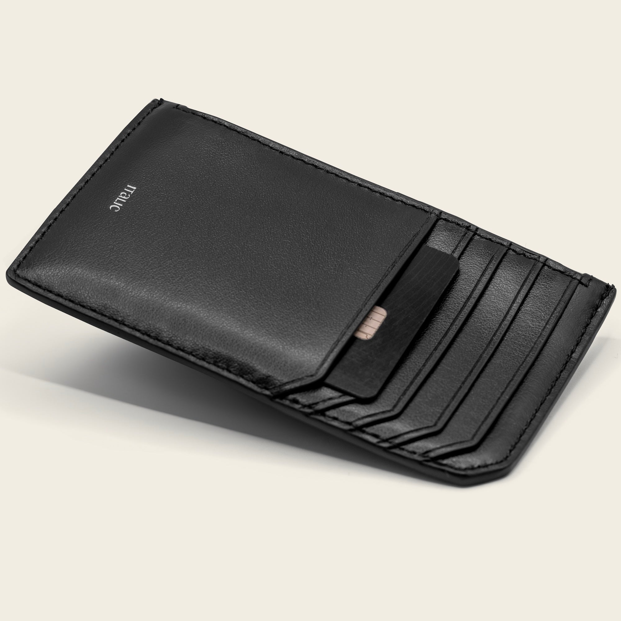 Unisex | Albee Leather Card Holder | Black