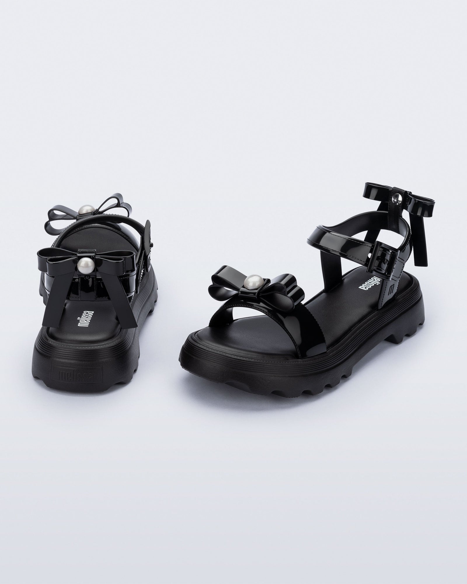 Town Sandal - Bow | Black